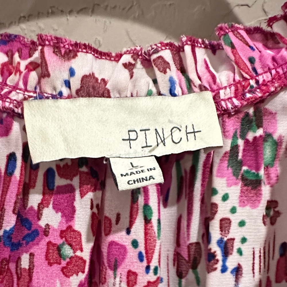 Pinch Pink and White Abstract Mini Dress - Picture 3 of 5